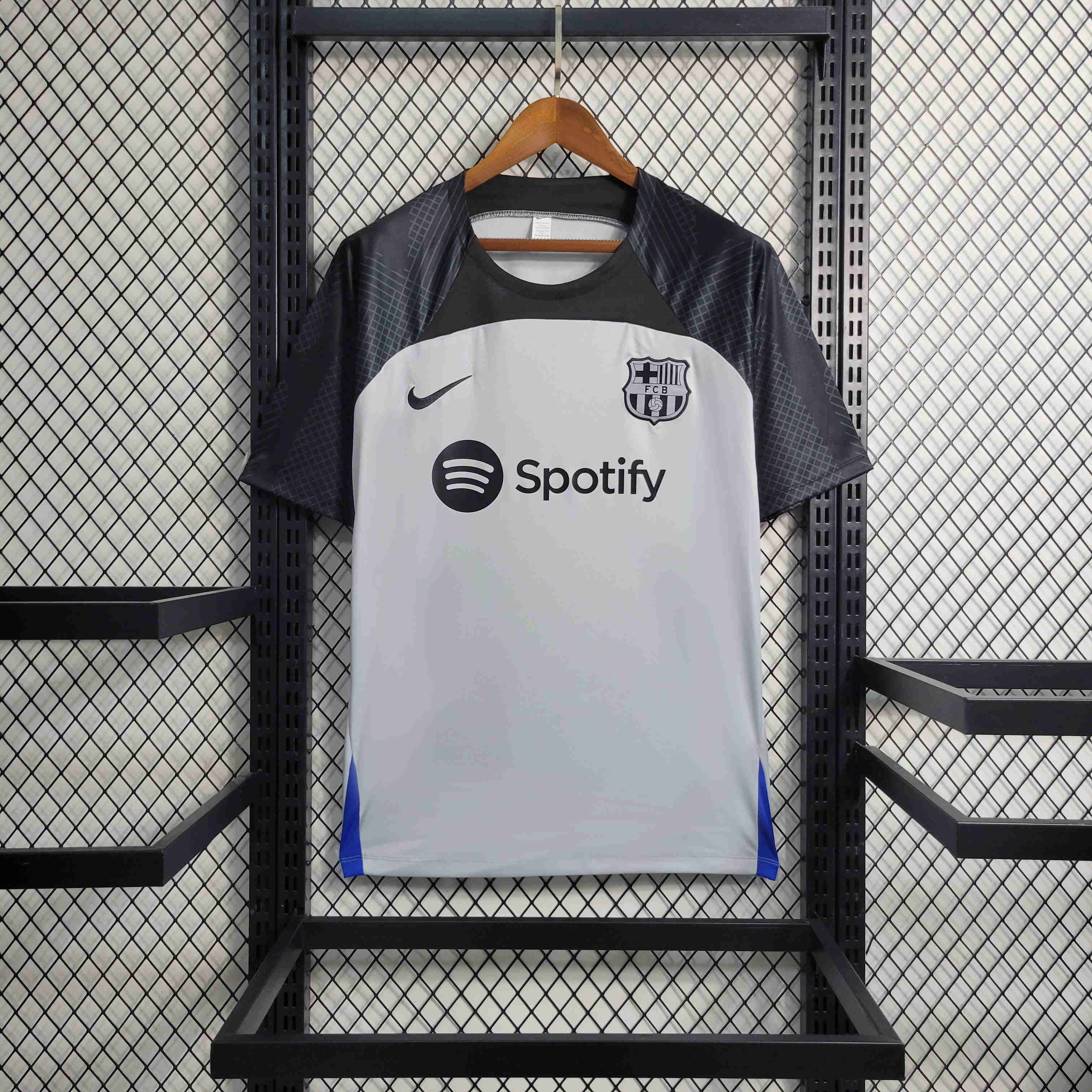 Barcelona 23/24 Grey Training Jersey - Fans Version